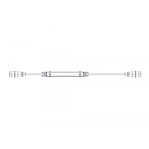 БРП, с мониторингом, серия Uniprom, 0/1U, 240В, 1Ф, 16A, вход IEC309, выход IEC309