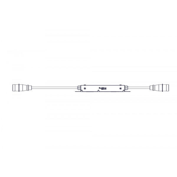 БРП, с мониторингом, серия Uniprom, 0/1U, 240В, 1Ф, 16A, вход IEC309, выход IEC309