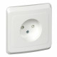 Розетка Schneider Electric ЭТЮД 1-мест. С/У со шт. 16А/250В БЕЛЫЙ