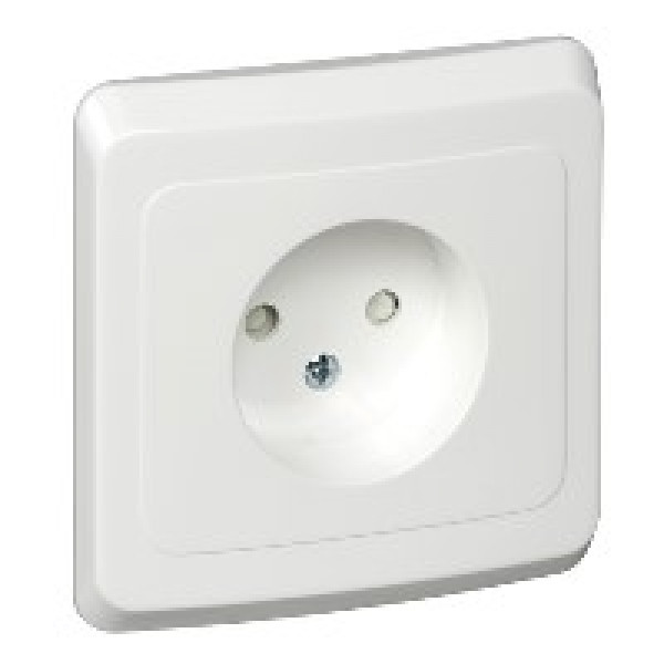 Розетка Schneider Electric ЭТЮД 1-мест. С/У со шт. 16А/250В БЕЛЫЙ