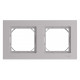 ATLASDESIGN AQUA 2-постовая РАМКА, IP44, АЛЮМИНИЙ