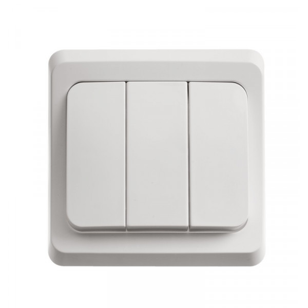 Выключатель Schneider Electric ЭТЮД 3х-клав. С/У 10АX/250B БЕЛЫЙ