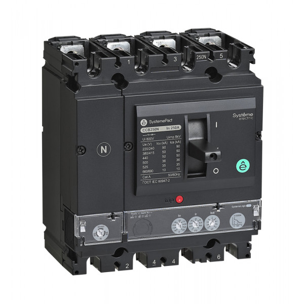 АВТ.ВЫКЛ SYSTEMEPACT CCB160 50KA 4P4D S2.2 160A