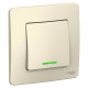 Выключатель Schneider Electric BLANCA 1-клав. с подсвет. С/У 6А/250B МОЛОЧНЫЙ