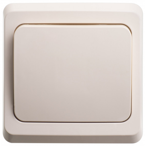 Переключатель Schneider Electric ЭТЮД 1-клав. С/У 10АX/250B КРЕМОВЫЙ