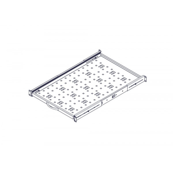 Выдвижная полка Systeme Electric, серия Uniprom, 1U, 650мм, до 45кг