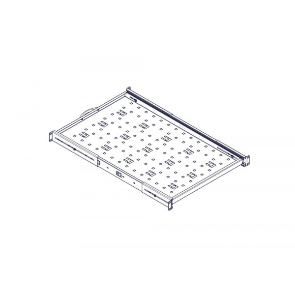 Выдвижная полка Systeme Electric, серия Uniprom, 1U, 650мм, до 45кг