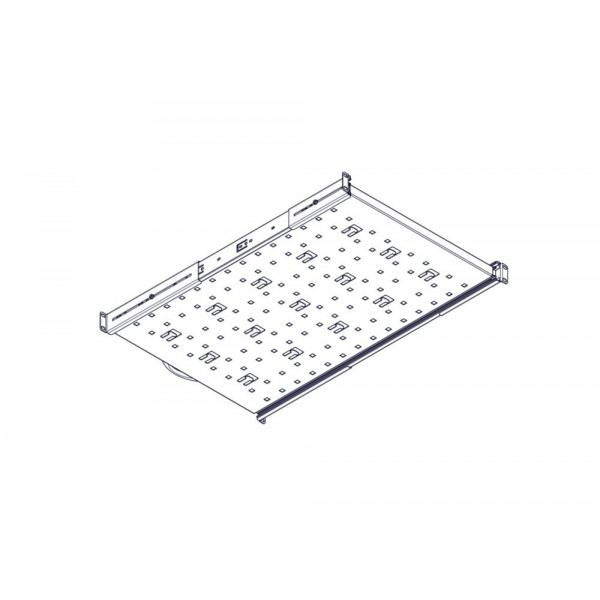 Выдвижная полка Systeme Electric, серия Uniprom, 1U, 650мм, до 45кг