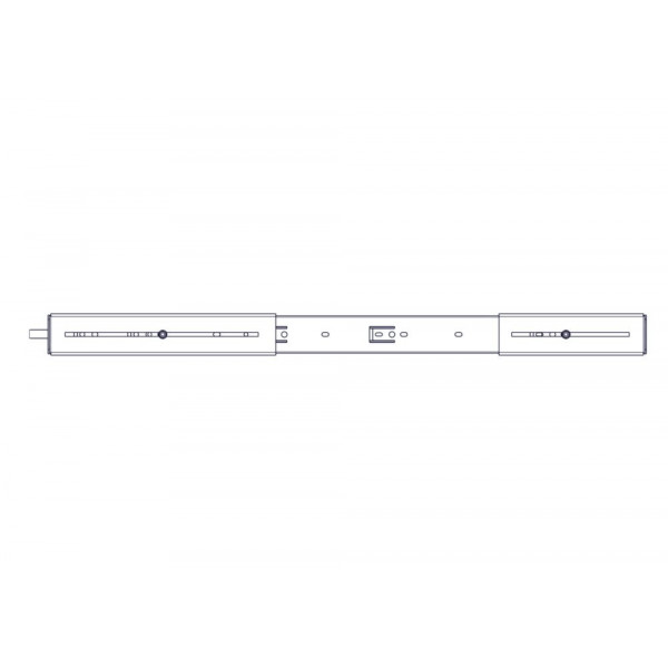 Выдвижная полка Systeme Electric, серия Uniprom, 1U, 650мм, до 45кг