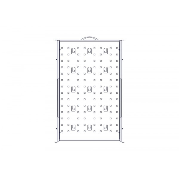 Выдвижная полка Systeme Electric, серия Uniprom, 1U, 650мм, до 45кг