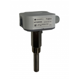Датчик температуры погружной, 0…+100°С 0…10В RS485/Modbus 100мм ~24В±20%/=15…35В с гильзой 50мм