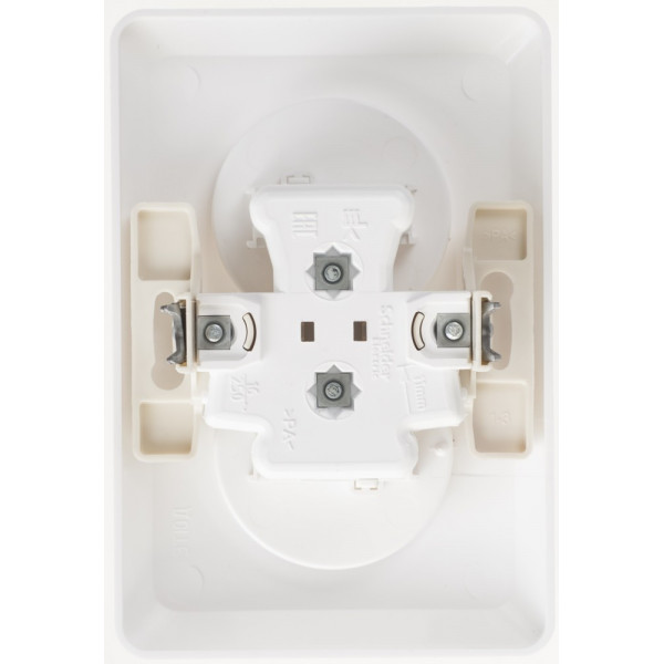 Розетка Schneider Electric ЭТЮД 2х-мест. С/У 16А/250В БЕЛЫЙ