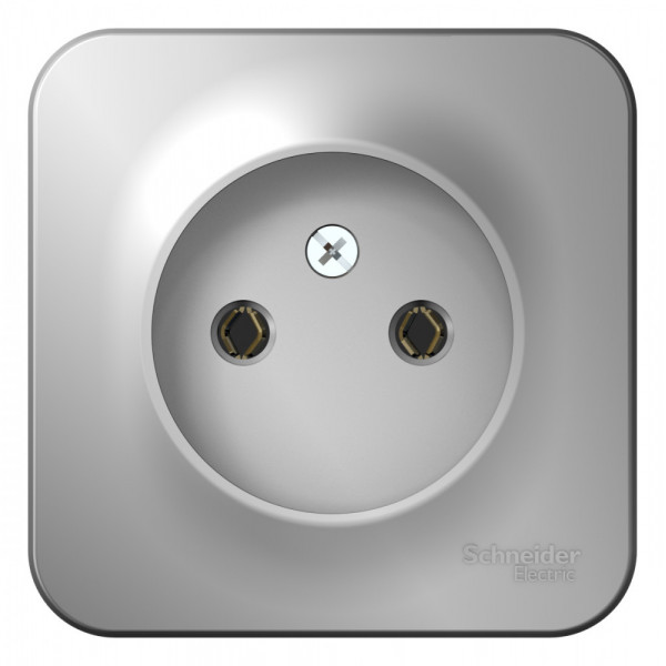 Розетка Schneider Electric BLANCA 1-мест. О/У 16А/250В АЛЮМИНИЙ