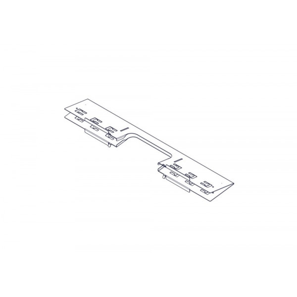 Разделитель с проёмом для прокладки кабелей на крыше шкафов Uniprom 750мм, 2шт.