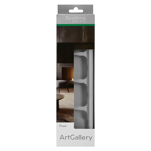 ARTGALLERY PURE 4-постовая РАМКА, ОРГАНИЧЕСКОЕ СТЕКЛО БЕЛЫЙ