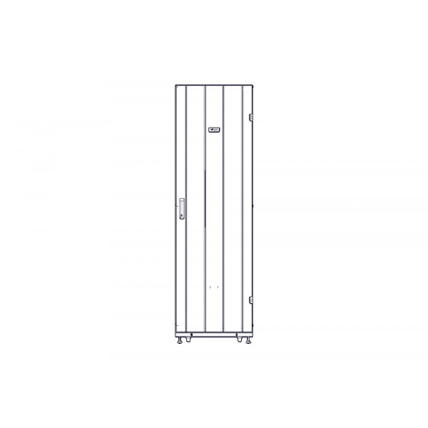 Шкаф Systeme Electric, серия Uniprom, 42U-600/1070, боковые панели 4шт, черный