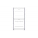 Шкаф Systeme Electric, серия Uniprom, 42U-600/1070, боковые панели 4шт, черный