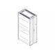 Шкаф Systeme Electric, серия Uniprom, 42U-600/1070, боковые панели 4шт, черный