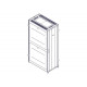 Шкаф Systeme Electric, серия Uniprom, 42U-600/1070, боковые панели 4шт, черный