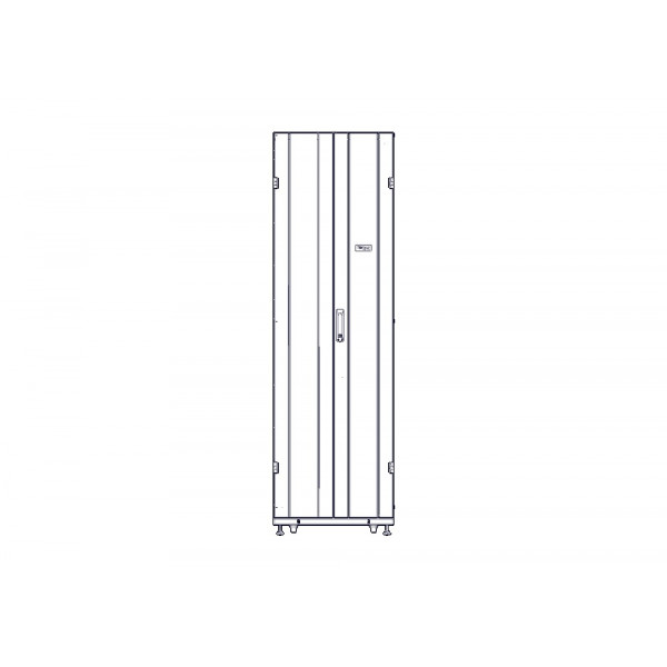 Шкаф Systeme Electric, серия Uniprom, 42U-600/1070, боковые панели 4шт, черный