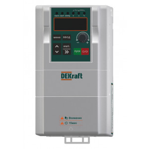 Преобразователь частоты DEKV060-0.75кВт 3 фазы 380В с торм. модулем