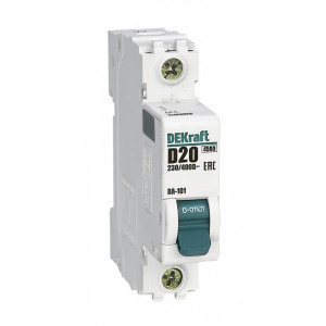 Автоматический выключатель ВА-101 1P 20А D 4.5кА