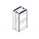 Шкаф Systeme Electric, серия Uniprom, 42U-800/1070, боковые панели 4шт, черный