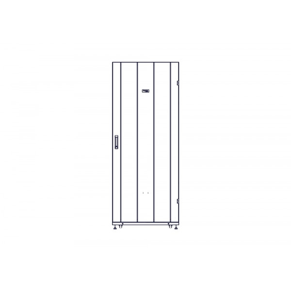 Шкаф Systeme Electric, серия Uniprom, 42U-800/1070, боковые панели 4шт, черный