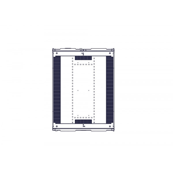 Шкаф Systeme Electric, серия Uniprom, 42U-800/1070, боковые панели 4шт, черный