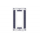 Шкаф Systeme Electric, серия Uniprom, 48U-600/1070, боковые панели 4шт, черный