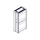 Шкаф Systeme Electric, серия Uniprom, 48U-600/1070, боковые панели 4шт, черный