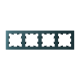ATLASDESIGN 4-постовая РАМКА, универсальная, ИЗУМРУД