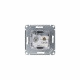 ATLASDESIGN РОЗЕТКА двойная ТВ + компьютерная RJ45 кат. 5e, механизм, ГРИФЕЛЬ