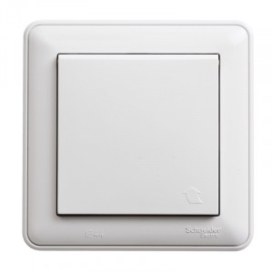 W59 AQUA РОЗЕТКА с заземлением со шторками с крышкой, 16А, IP44, в сборе, БЕЛЫЙ