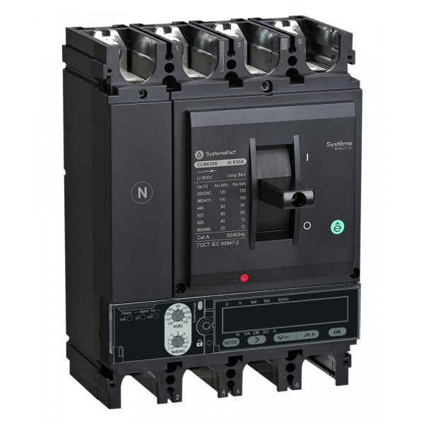 АВТ.ВЫКЛ SYSTEMEPACT CCB630 36KA 4P4D S5.3E 630A