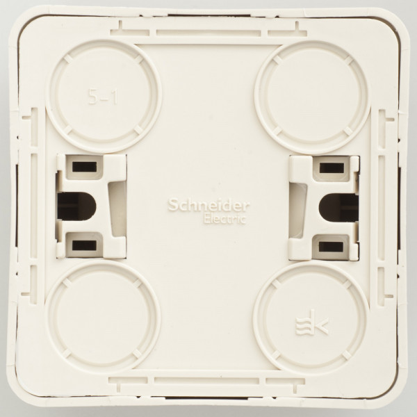 Розетка Schneider Electric ЭТЮД 1-мест. О/У с заземл. 16А/250В КРЕМОВЫЙ