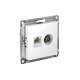 ATLASDESIGN РОЗЕТКА двойная ТВ + компьютерная RJ45 кат. 5e, механизм, ЛОТОС