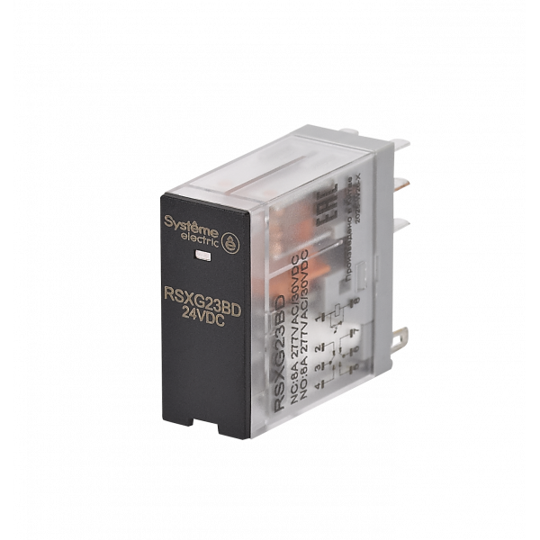 Реле 8A 2CO 24VDC LED