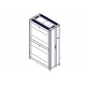 Шкаф Systeme Electric, серия Uniprom, 42U-600/1200, боковые панели 4шт, черный