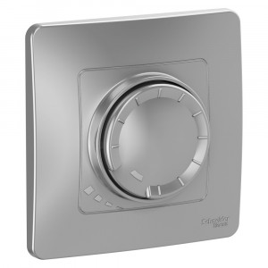 Светорегулятор (диммер) Schneider Electric BLANCA С/У 400Вт АЛЮМИНИЙ