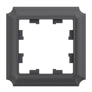 ATLASDESIGN ANTIQUE 1-постовая РАМКА, БАЗАЛЬТ