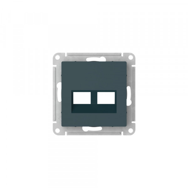 ATLASDESIGN НАКЛАДКА двойная для информационных функций типа Keystone, ИЗУМРУД