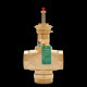 Клапан регулирующий 3-ход смес-разд резьб PN16 DN32 16м³/ч -10…+95°С