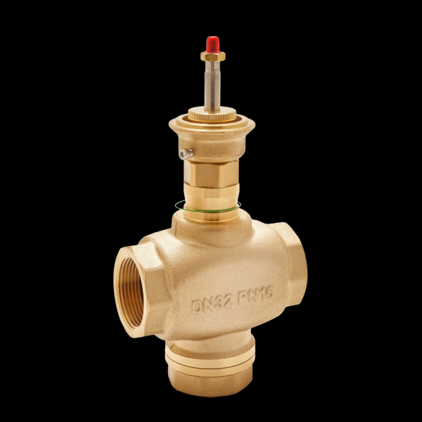 Клапан регулирующий 3-ход смес-разд резьб PN16 DN32 16м³/ч -10…+95°С