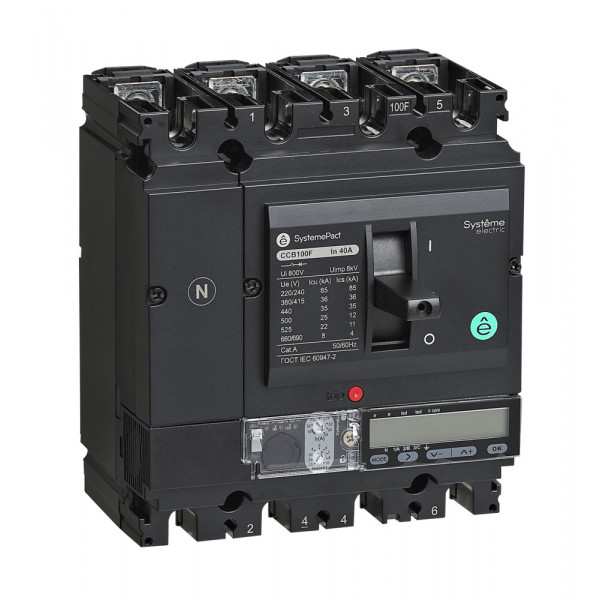 АВТ.ВЫКЛ SYSTEMEPACT CCB100 150KA 4P4D S5.2E 40A