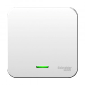 Выключатель Schneider Electric BLANCA 1-клав. с подсветкой О/У , 10А/250B БЕЛЫЙ