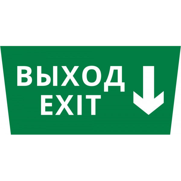 Пиктограмма ДСО-101-IP65 "Выход - вниз"