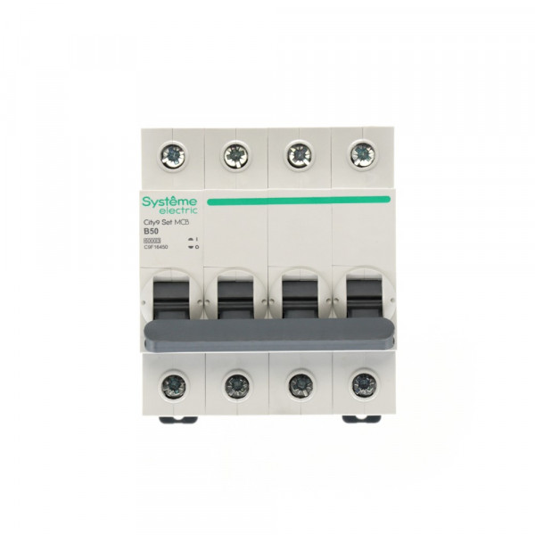 City9 Set Автоматический выключатель (АВ) B 50А 4P 6kA 400В