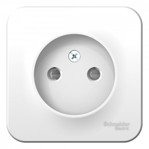 Розетка Schneider Electric BLANCA 1-мест. О/У со шторками 16А/250В БЕЛЫЙ