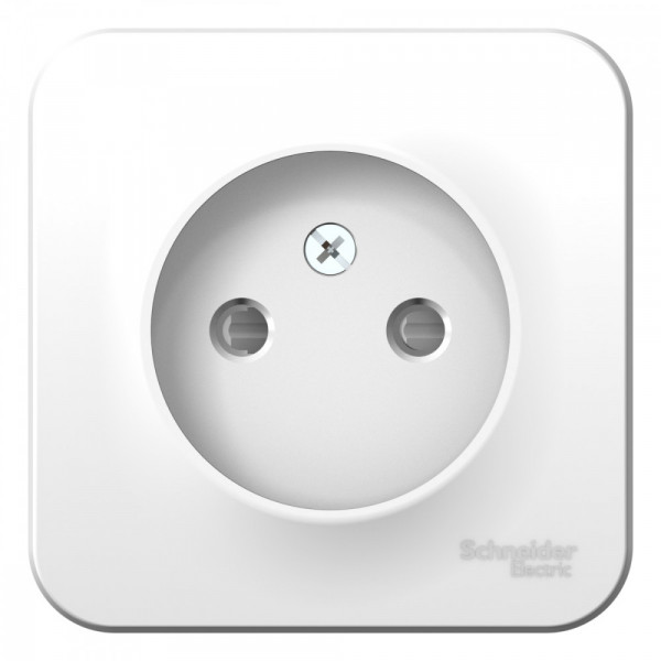 Розетка Schneider Electric BLANCA 1-мест. О/У со шторками 16А/250В БЕЛЫЙ